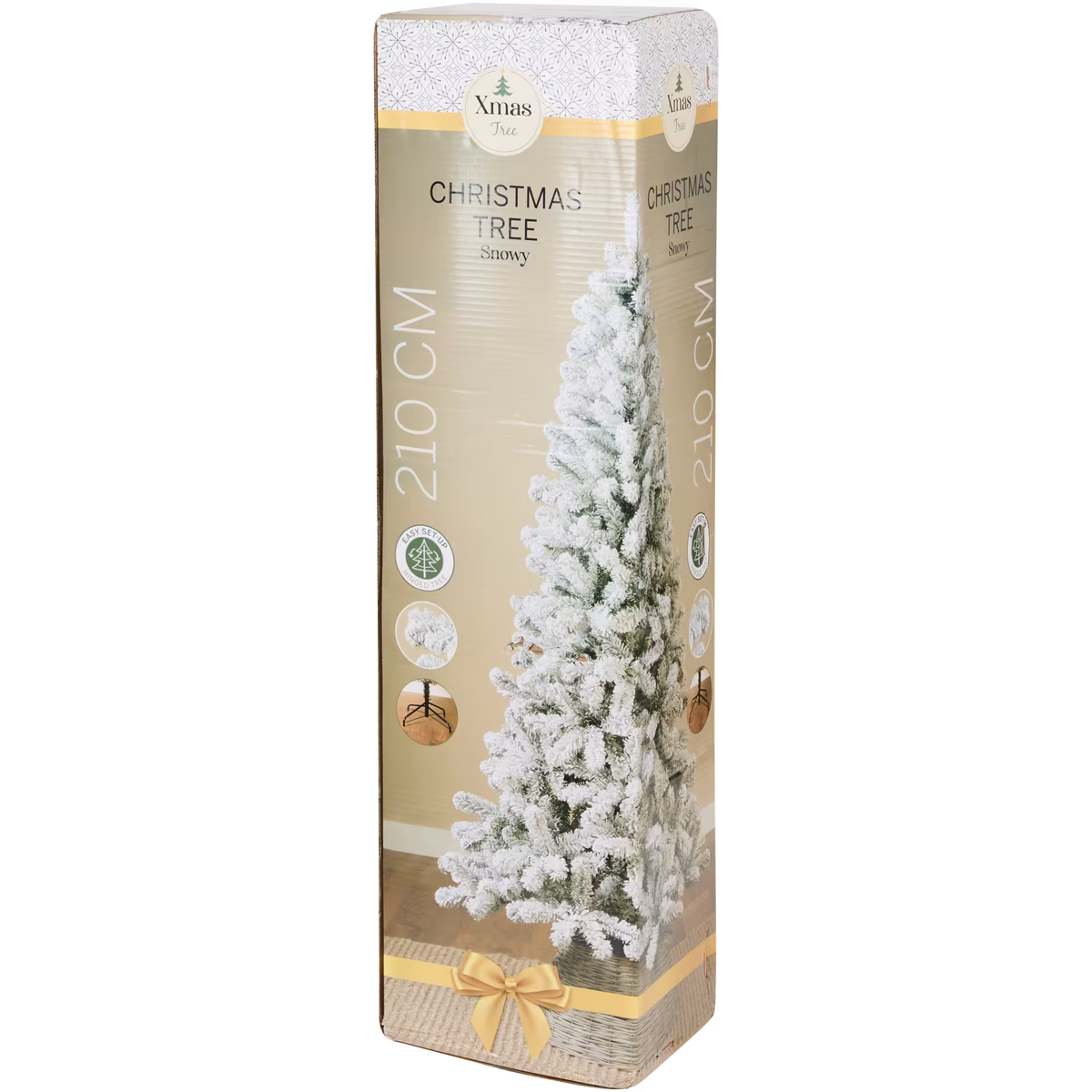 Albero di Natale innevato - 210 cm