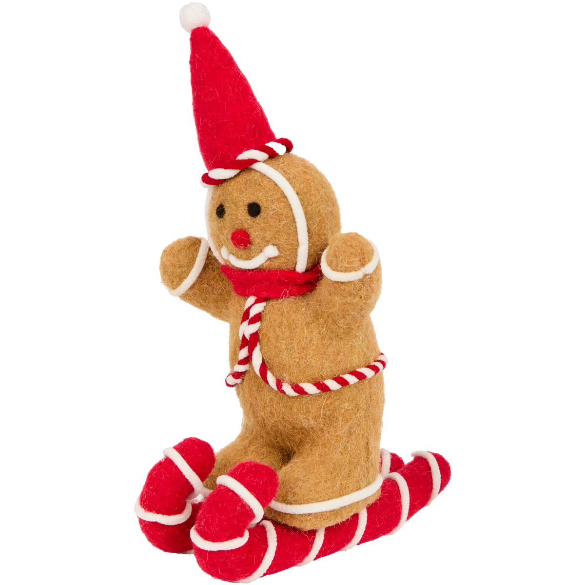 Omino di Pan di Zenzero - Figura Natalizia in Feltro