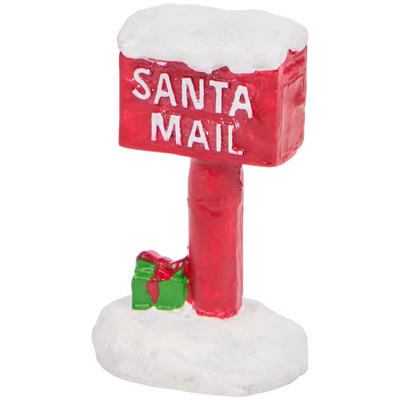 Cassetta della Posta di Babbo Natale - Accessorio per Villaggio Natalizio in miniatura