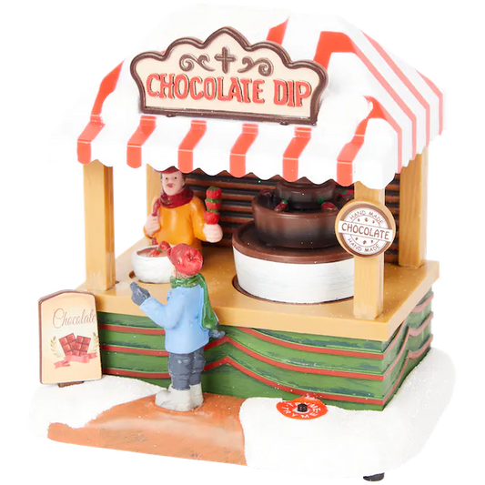 La Fontana di Cioccolato - Accessorio per Villaggio di Natale con Luci
