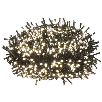 Luci Natalizie a LED XL - Catena da 2000 Luci Bianco Caldo