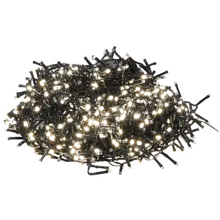 Luci Natalizie a LED (L) - Catena da 1000 Luci Bianco Caldo