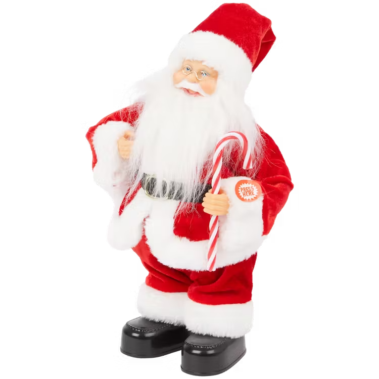 Babbo Natale con Bastoncino di Zucchero - Con Musica e Movimento