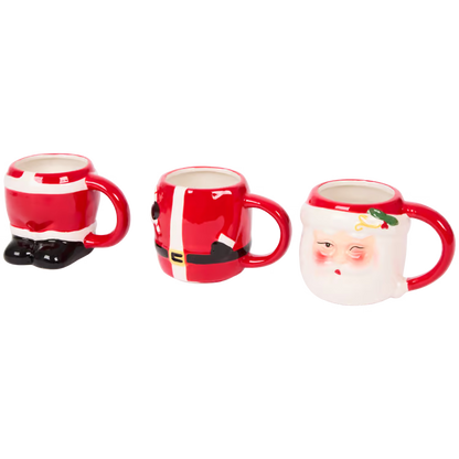 Set di Tazze impilabili - Babbo Natale