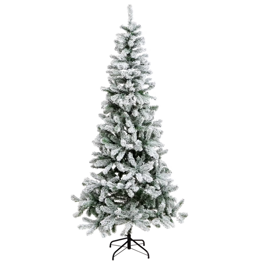 Albero di Natale innevato - 210 cm