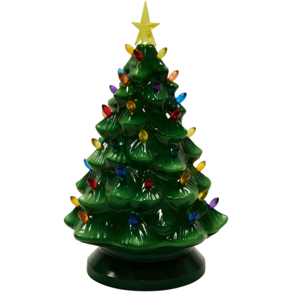 Albero di Natale Grande Luminoso - Stile Vintage