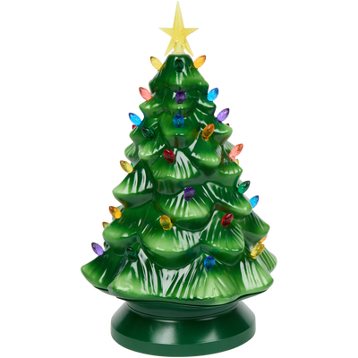 Albero di Natale Grande Luminoso - Stile Vintage