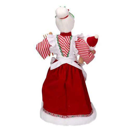 Mamma Natale con Orsacchiotto e Mestolo - Figura Natalizia