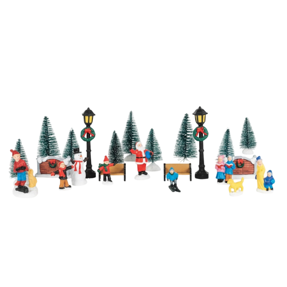 Calendario Dell'Avvento MAGIC VILLAGE® - Con Personaggi ed Accessori per Villaggi Natalizi