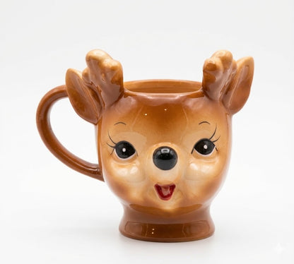 Tazza Natalizia Vintage - Renna