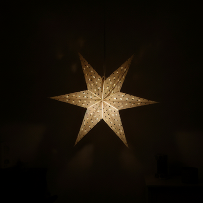 Lampada Stella di carta LED - Bianca