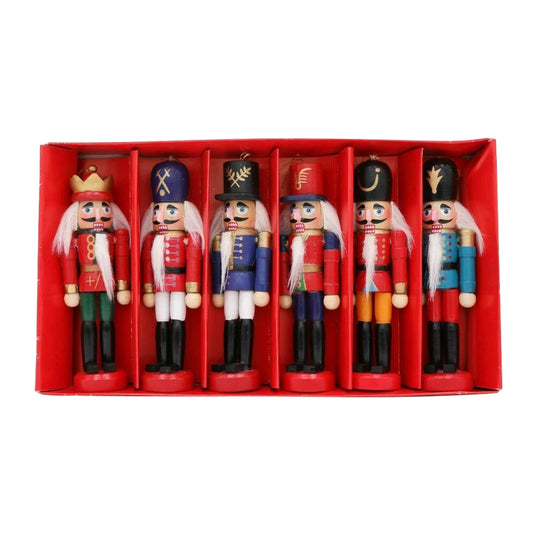 Mini Schiaccianoci da Appendere - Set da 6 Pezzi