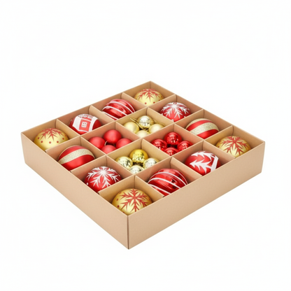 Palle per Albero di Natale - Set da 44 Pezzi
